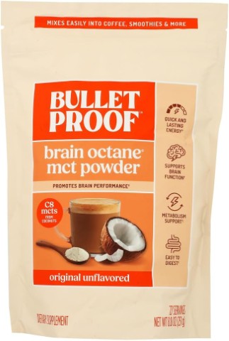 Bulletproof Brain Octane C8 MCT Powder
