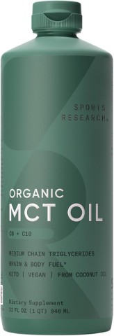 Sports Research Organic C8 + C10 MCT Oil